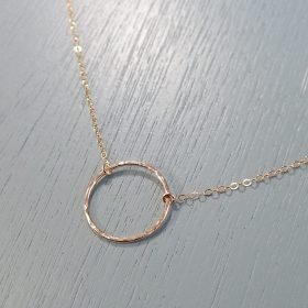 Gold Circle Necklace
