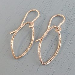 Gold Small Oval Earrings