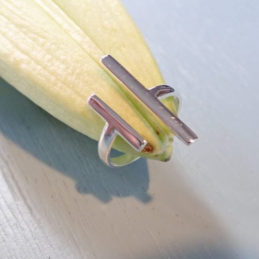 Silver Asymmetric Bars Ring €39.00  約HK$368