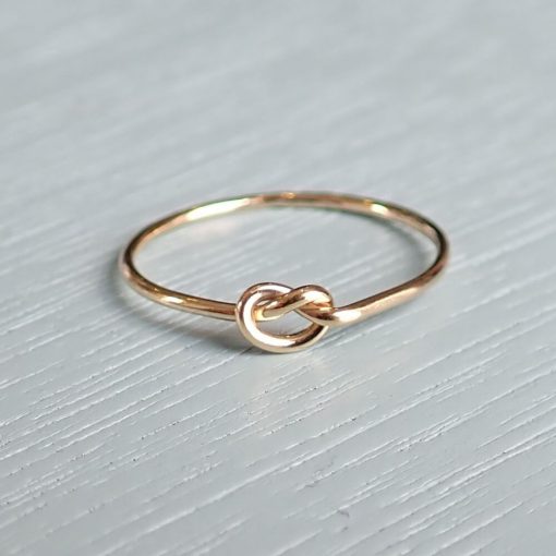 Gold filled knot ring