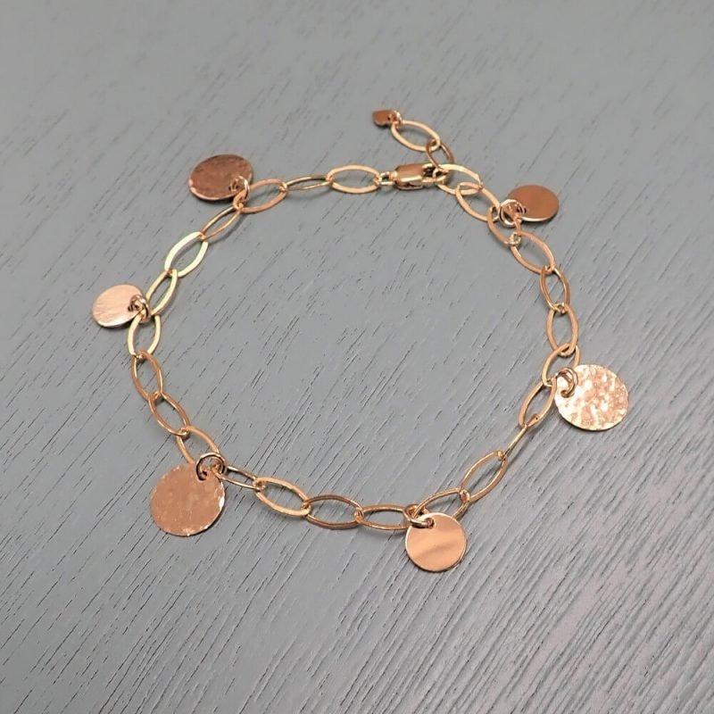 Gold Disc Bracelet All The Falling Stars