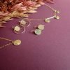 Gold Beaded Chain Necklace - Image 7
