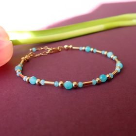 Gold Amazonite Bracelet